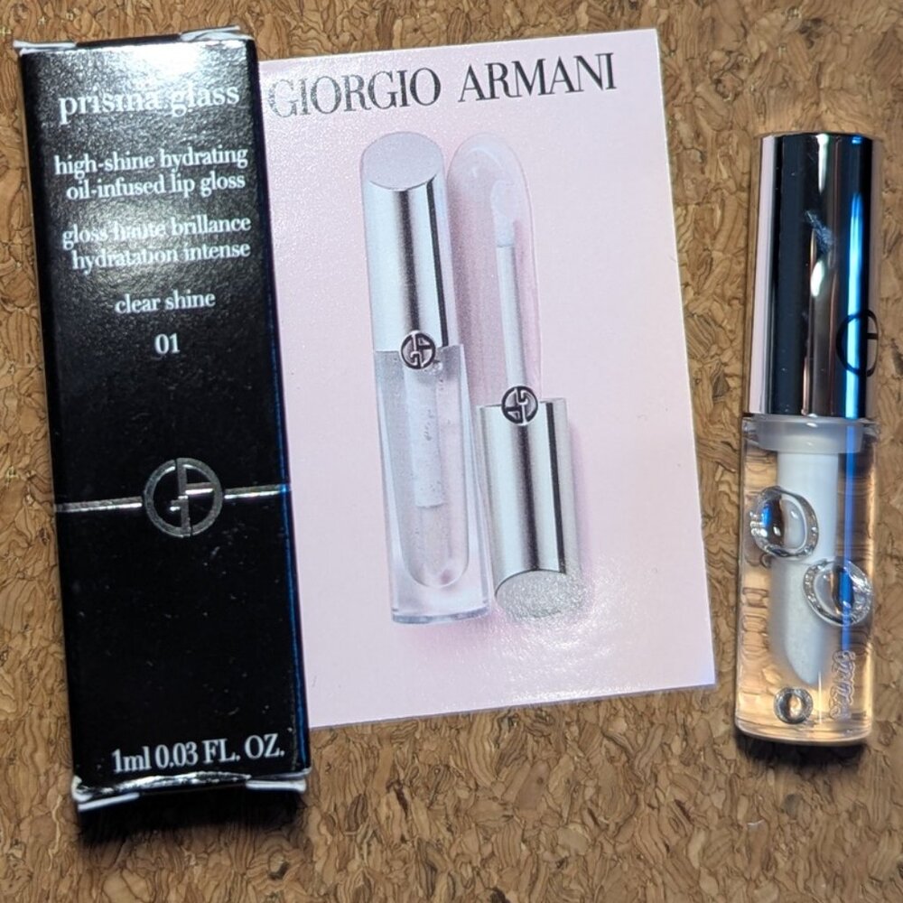 Giorgio Armani Prisma Glass lip gloss deluxe sample